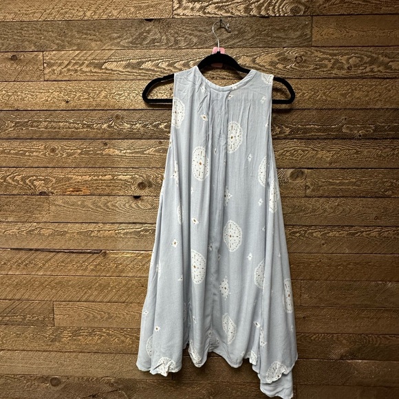 Free People Embroidered Swing Dress Size M - Picture 5 of 6